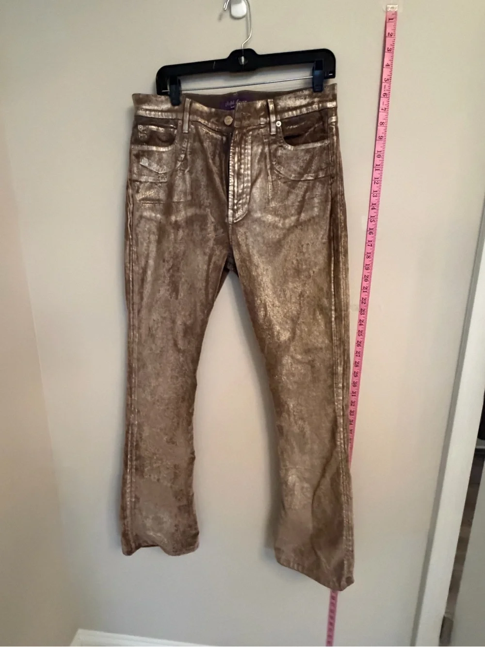 Ralph Lauren Metallic Bronze Jeans